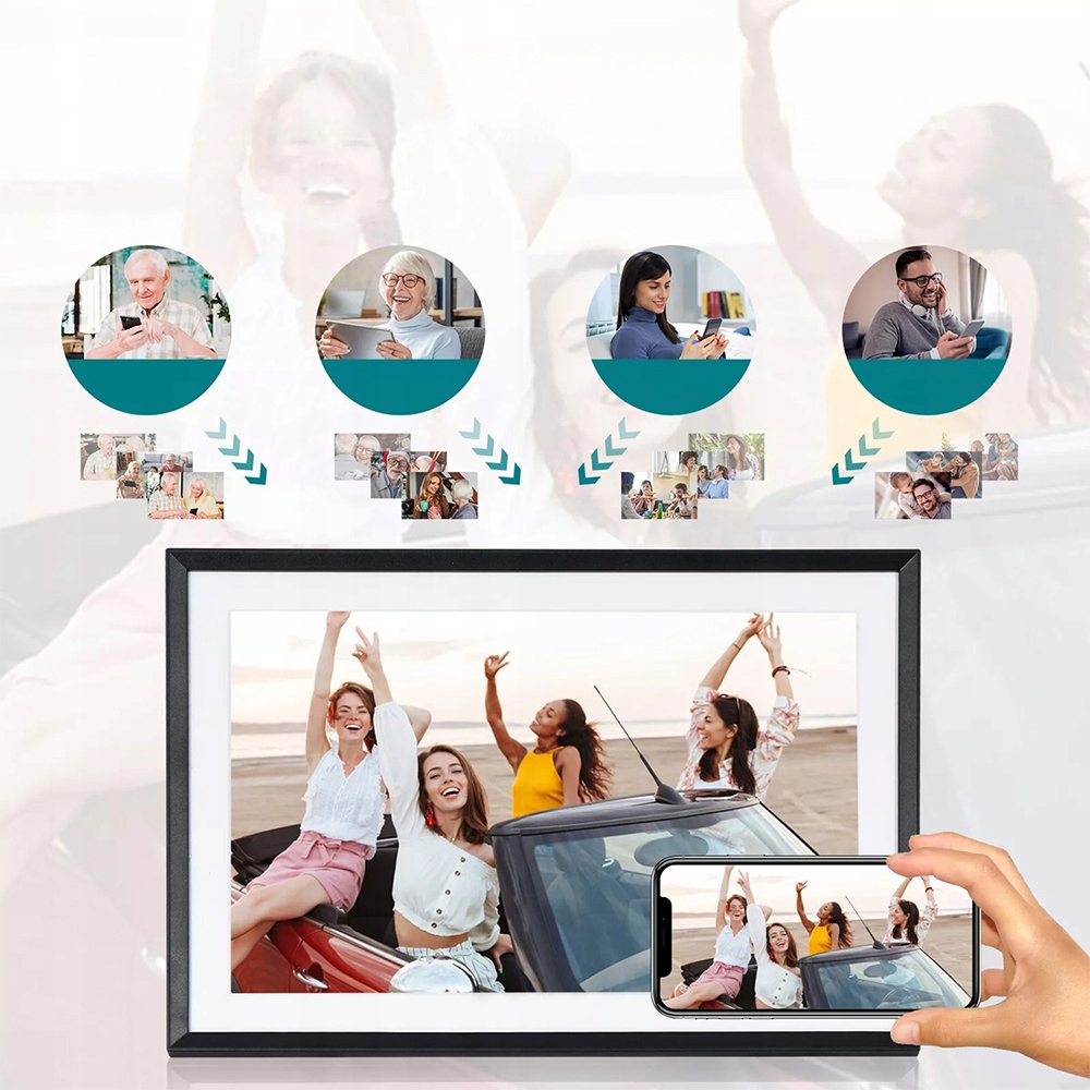 Cyfrowa ramka na zdjęcia Frameo Wi-Fi 10,1" 32 Gb wysokiej jakości