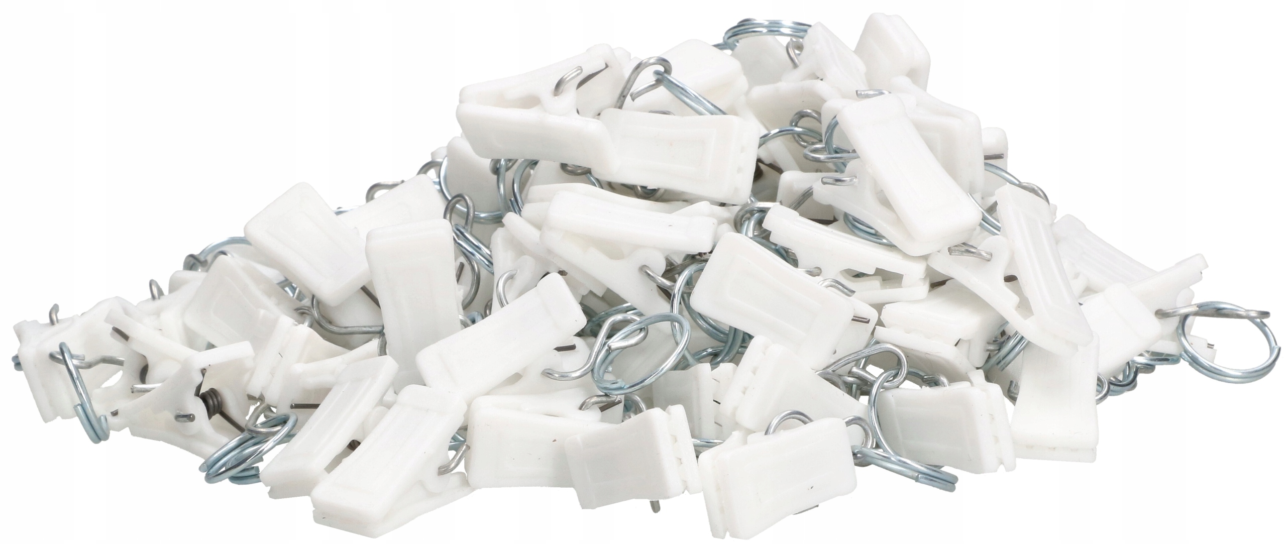 ŻABKI PLASTIKOWE METALOWE KÓŁKO DO KARNISZA 100SZT EAN (GTIN) 5907465998031