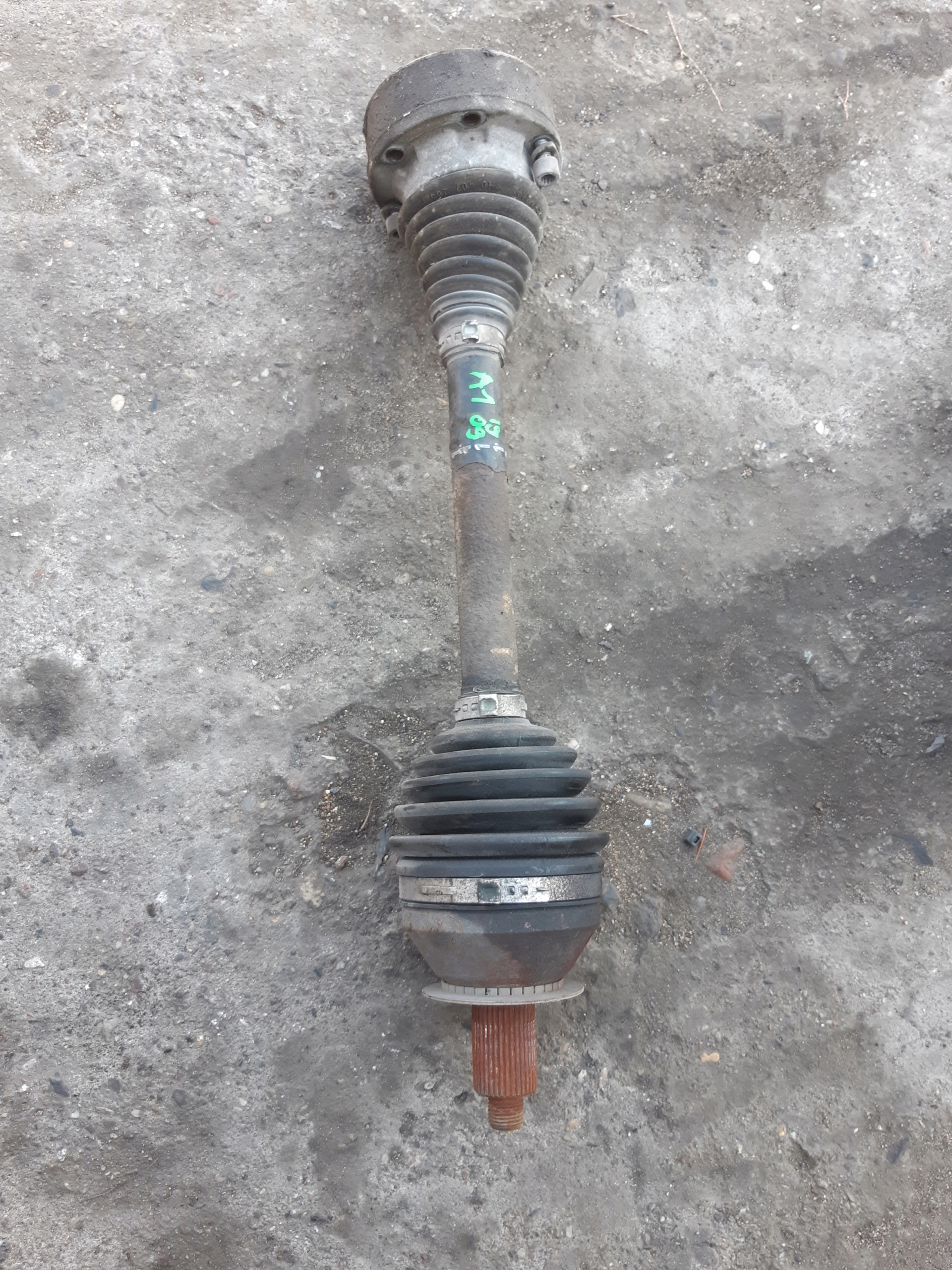 AUDI A1 8X 1.6 TDI semi-axis left short. front