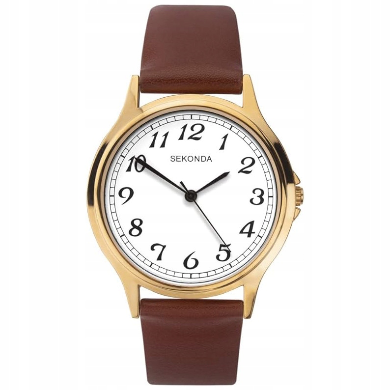 pánské hodinky Sekonda 1684 hnědá