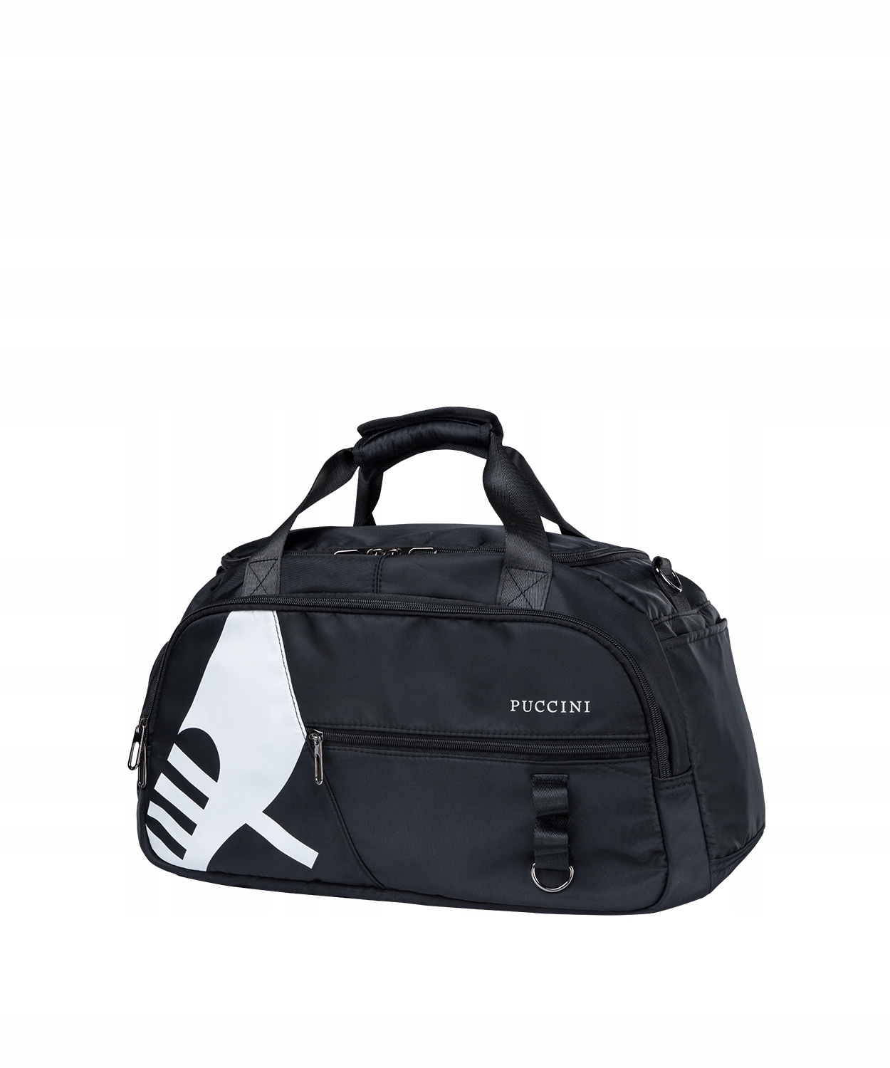 Torba Sportowa Podróżna Mała na Siłownię Na Ramię Puccini Czarna BM9016 1
