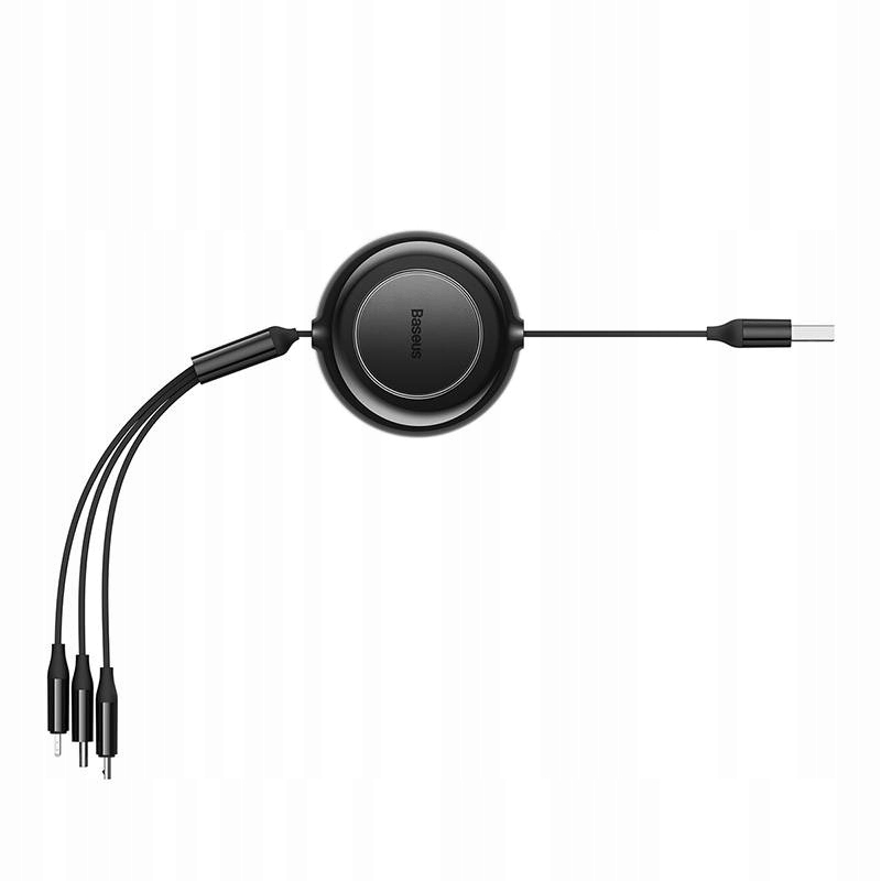 BASEUS KABEL DO TELEFONU PRZEWÓD USB TYPU C LIGHTNING MICRO USB 3.5A 1.1M Kod producenta CAMJ010001
