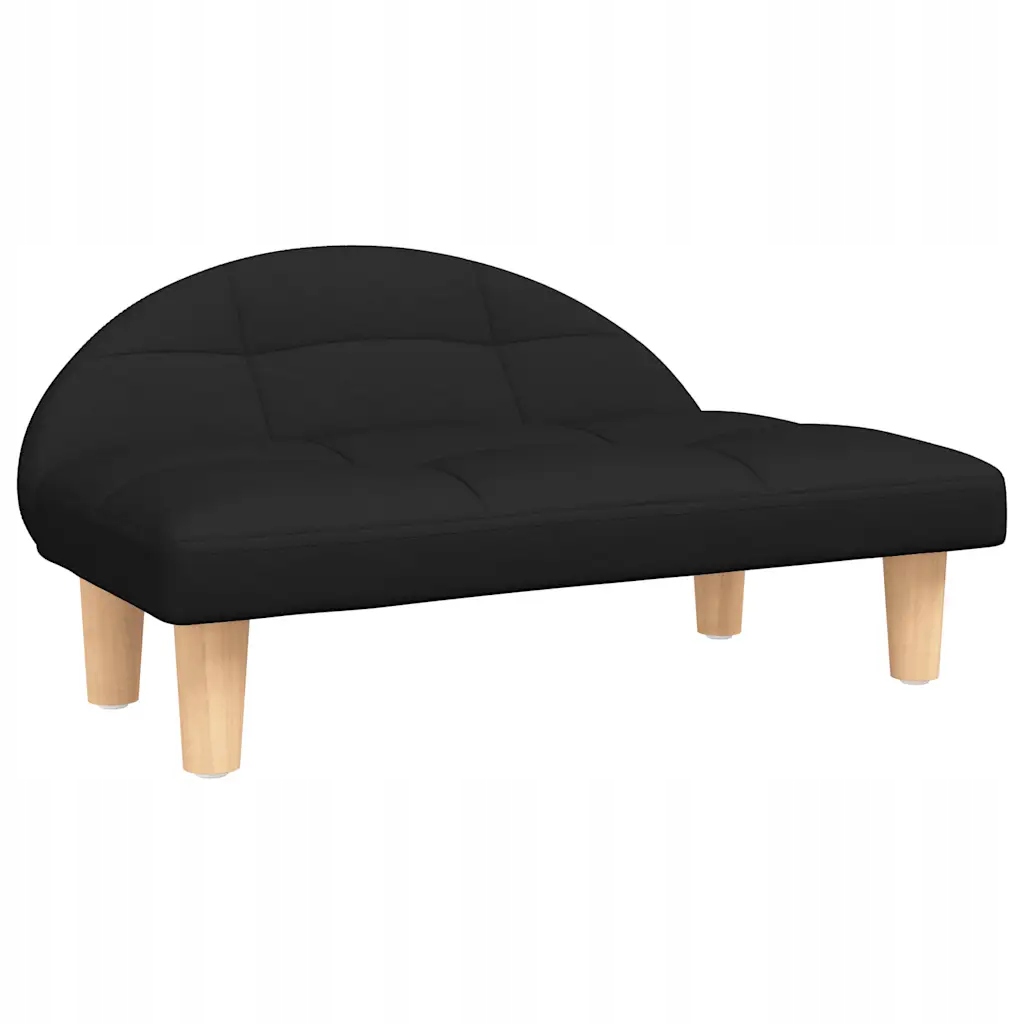 Levně Pelíšek pro psy černý 70 x 52 x 30 cm textil