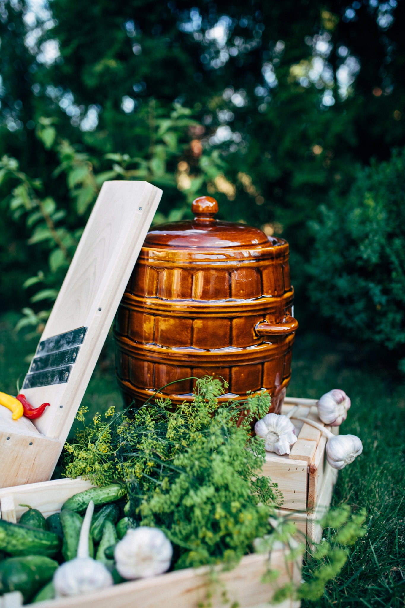 Beczka garnek kamionka do ogórków, kapusty 5L Kod producenta 5906651045252