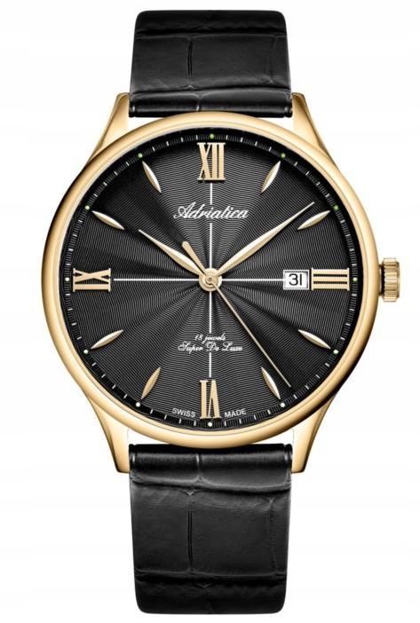 Nové Originální Pánské Hodinky Adriatica A1230.1266MXLC Mechanické, gravírování
