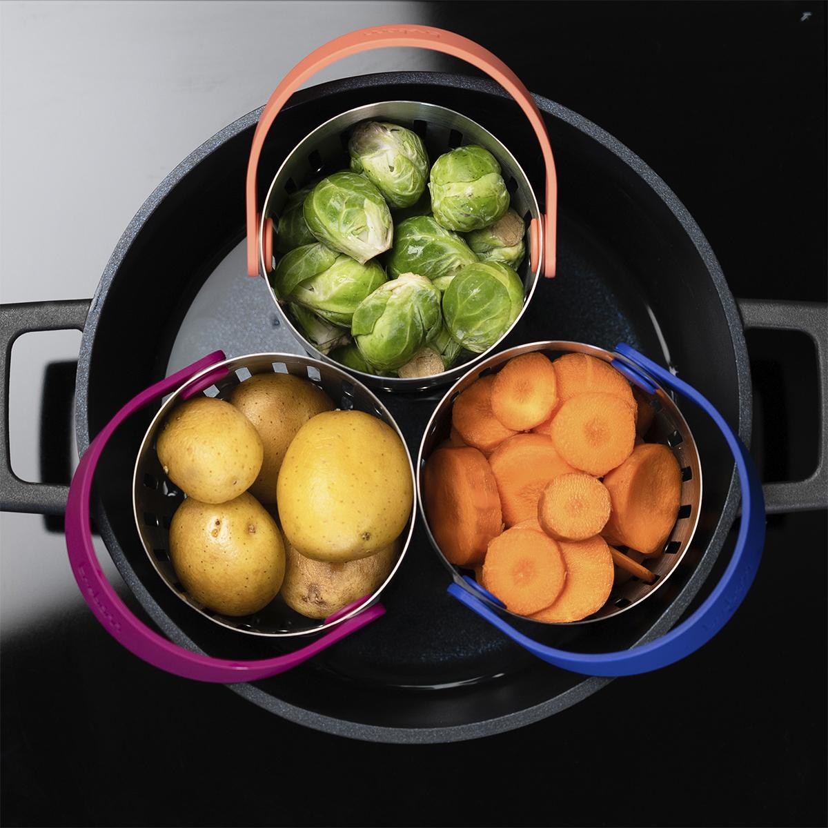 Koszyk do gotowania Cookin'Pod PRO Blue / Trebonn Rodzaj cedzak