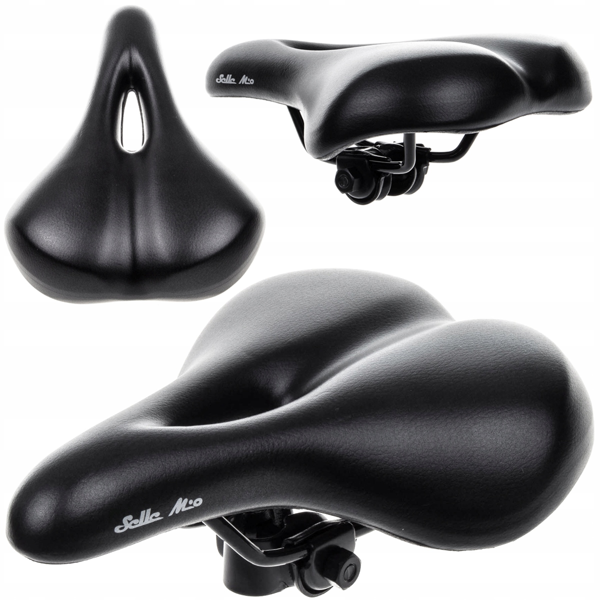 SIODEŁKO ROWEROWE WENTYLOWANE Z OTWOREM WODOODPORNE Z JARZMEM