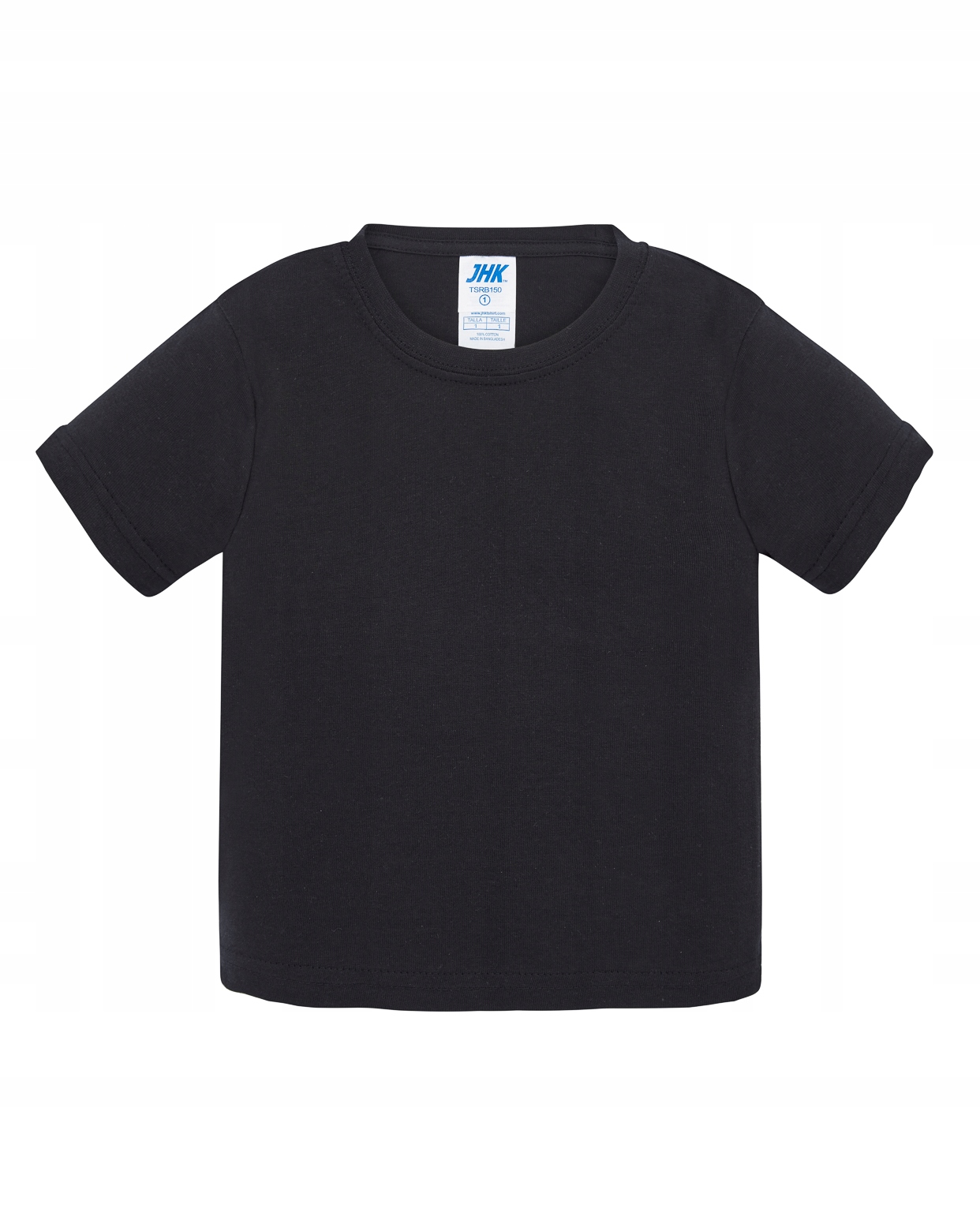 

T-shirt Dziecięcy Koszulka Jhk Czarna Gładka 1+