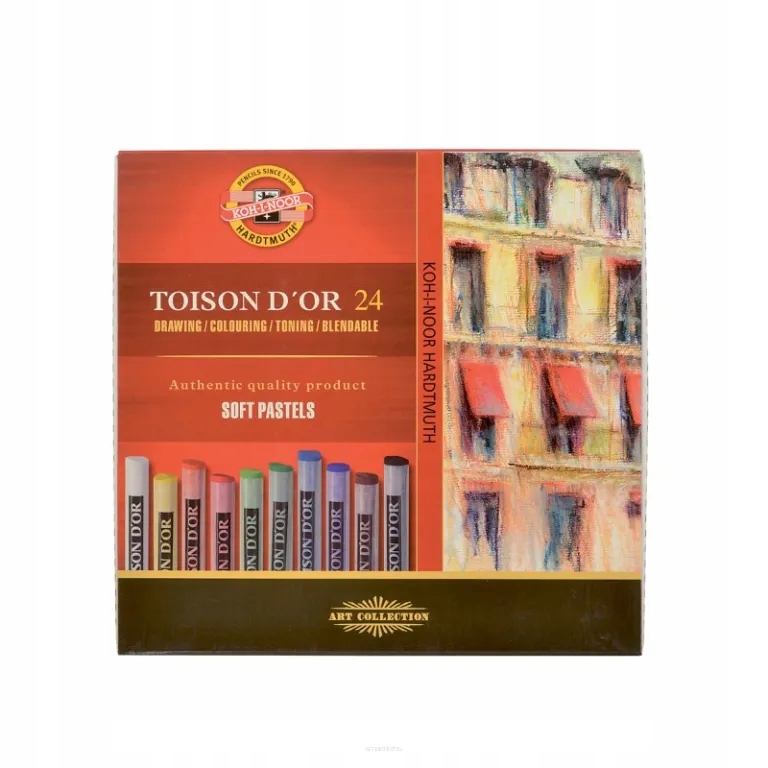 Suché pastely Toison D'or Koh-I-Noor 24 barev