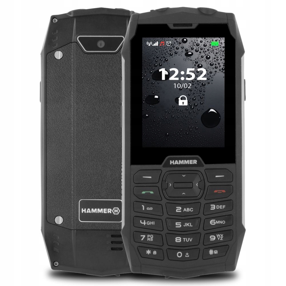 

Hammer 4 Srebrny pancerny telefon 2,8"