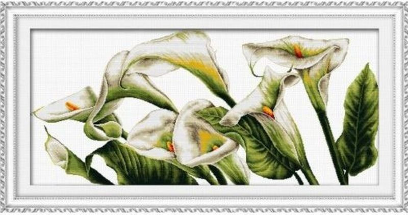 Křížková výšivka počítaná sada (kanva, mulina)