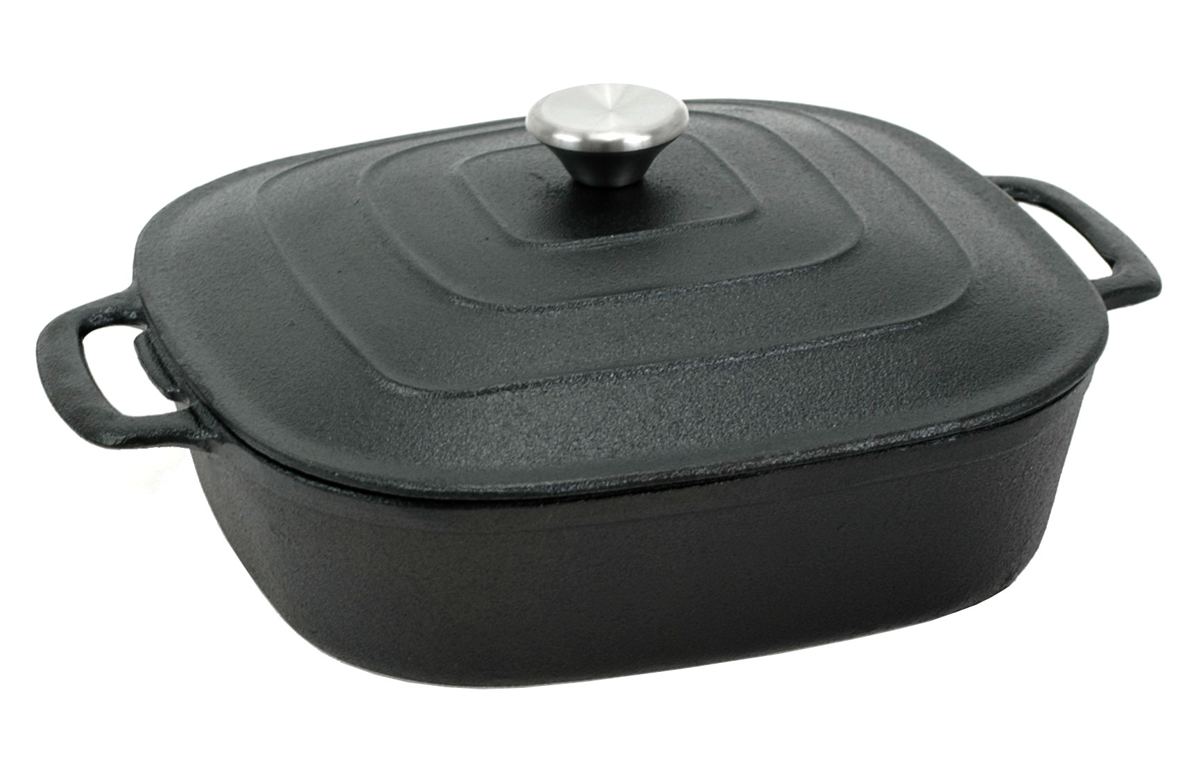 

Garnek Żeliwna 28x28cm Brytfanna z Pokrywą