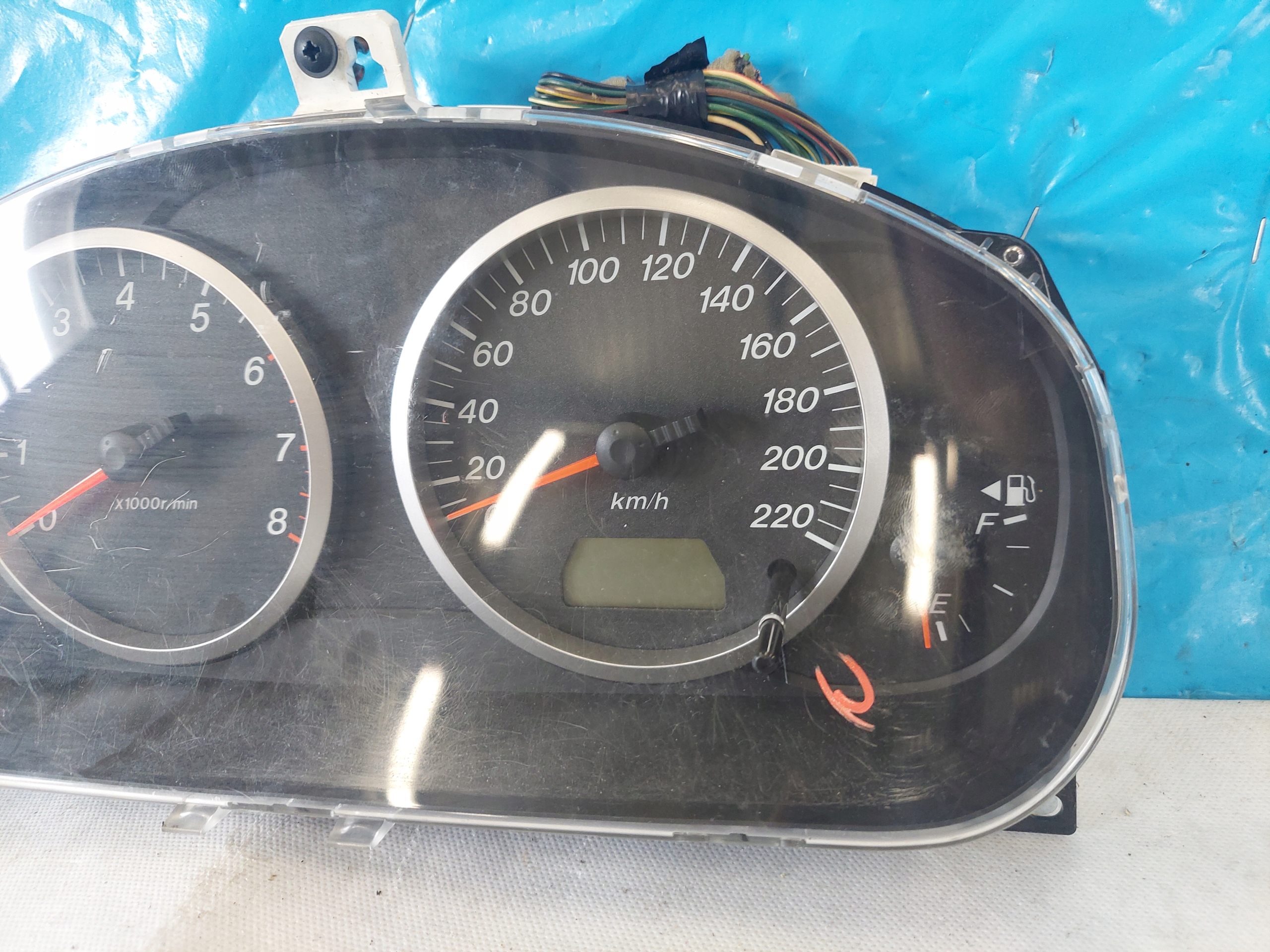 dials clock MAZDA 2 DY 1.4 MZI 3MZ7110849MG
