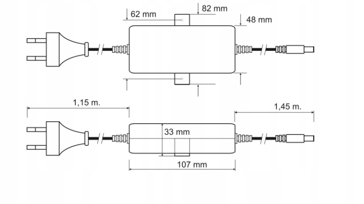 Zasilacz impulsowy PSD12030 12V/3A Pulsar Kod producenta PSD12030