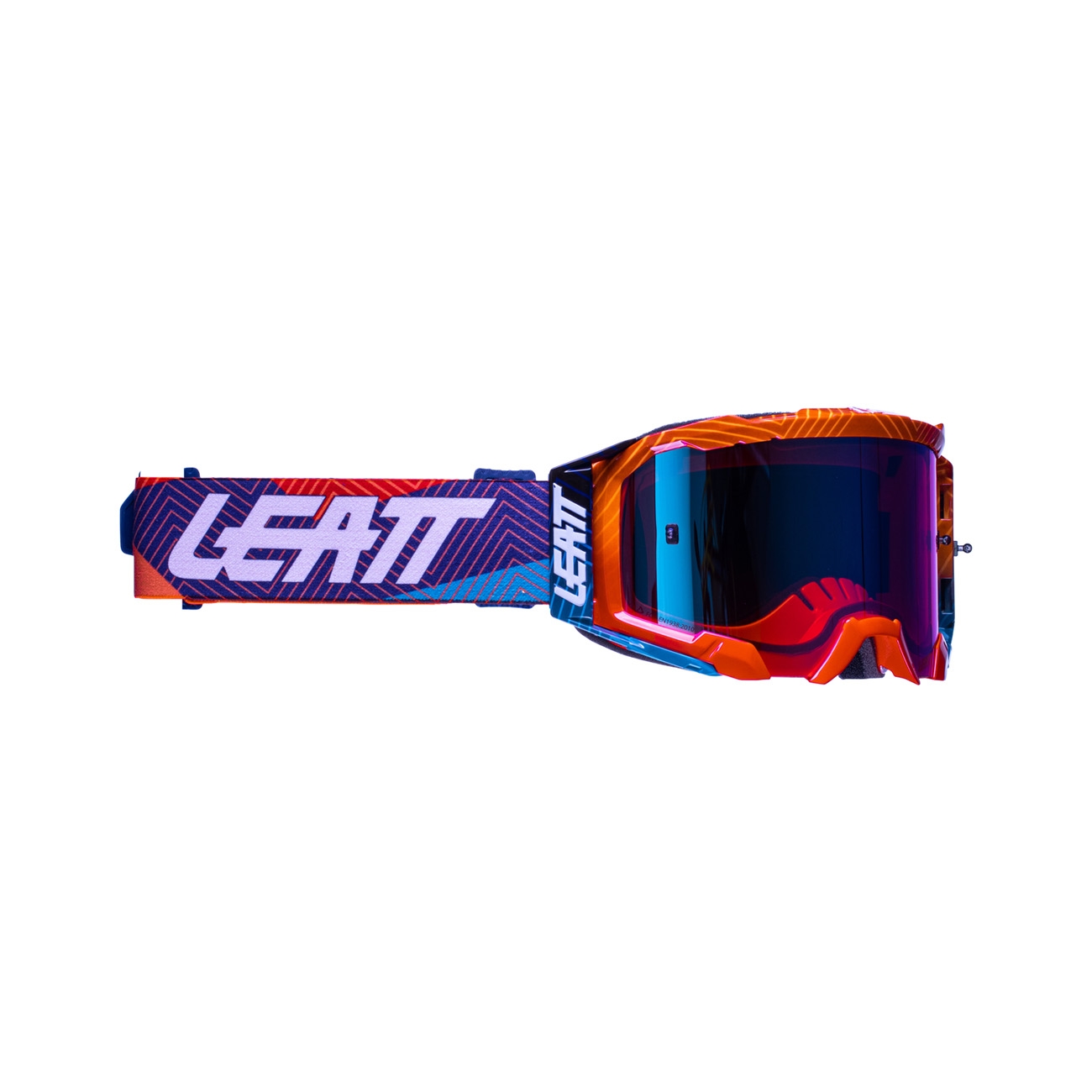 Leatt Okuliare Velocity 5.5 Iriz Okuliare Neon Orange Blue Uc 26% Farba Oranžová