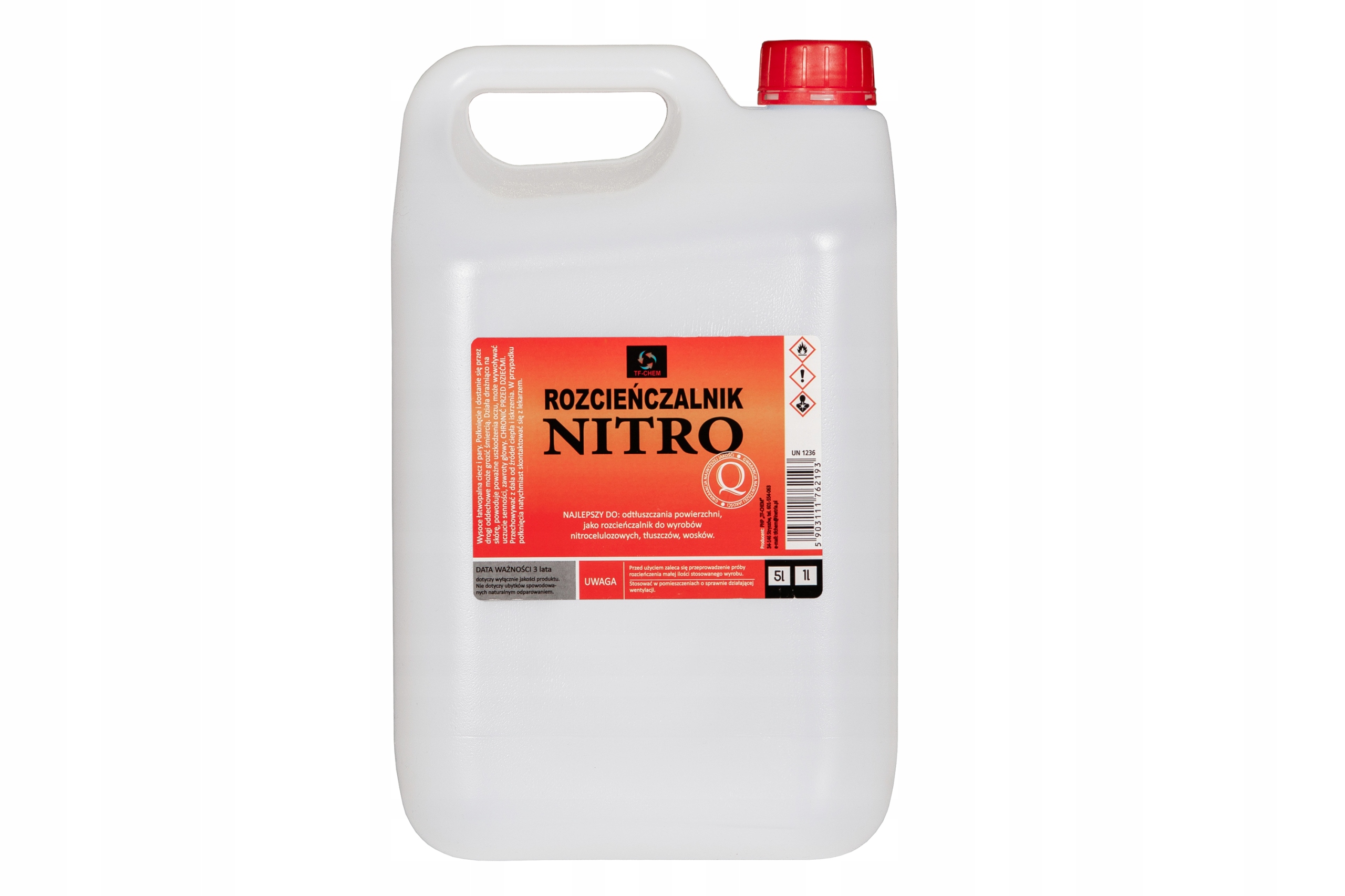 Rozpuszczalnik Rozcieńczalnik Nitro 5L