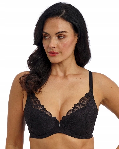 Wacoal Abellia podprsenka s plunge černá