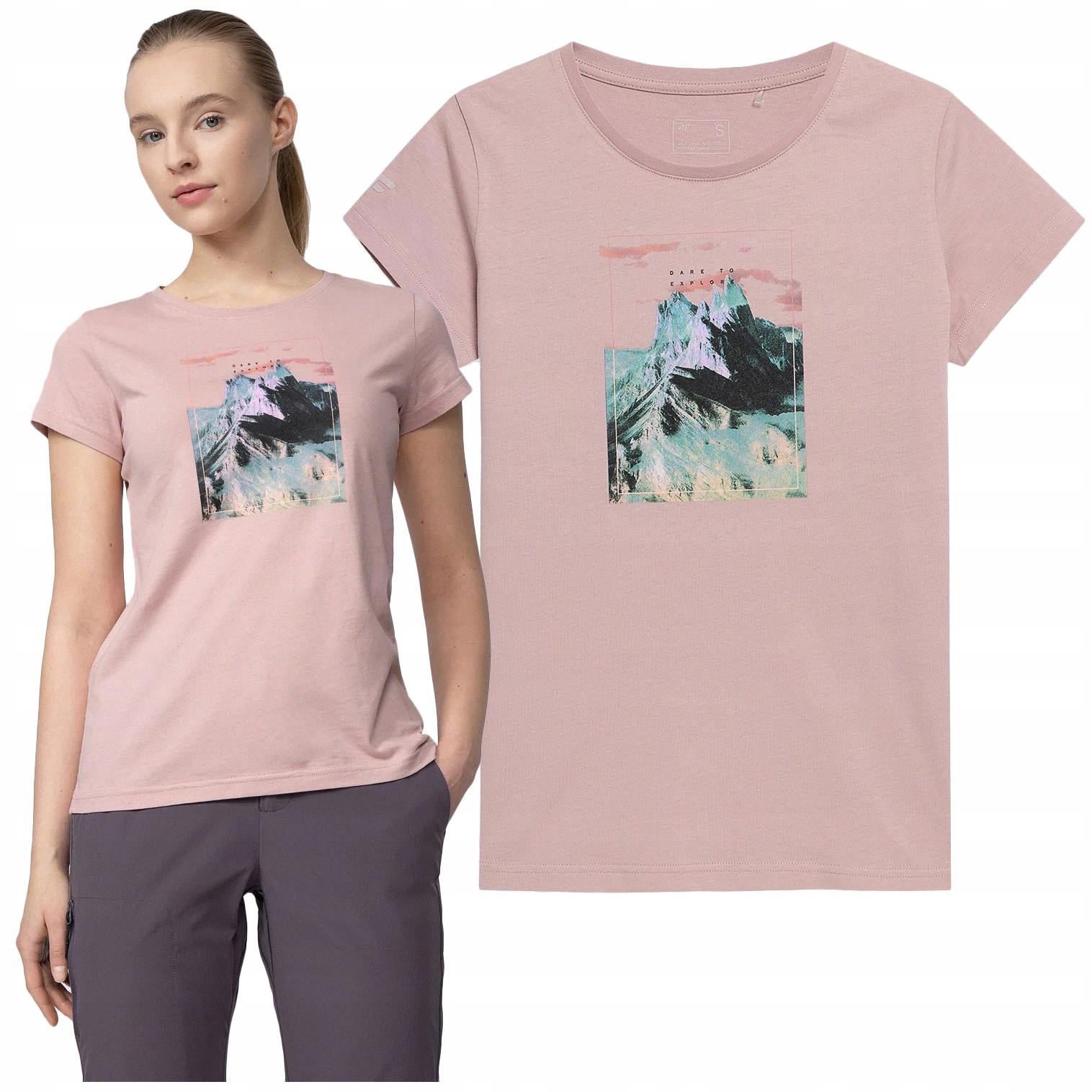 

Koszulka damska 4F T-shirt Bawełna TSD060 XL