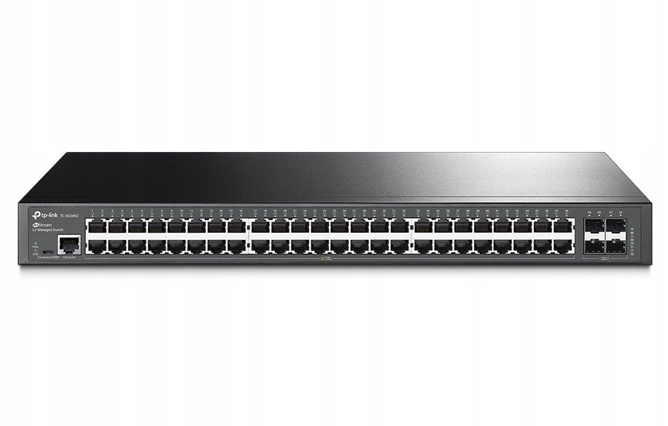 TP-Link TL-SG3452 JetStream 48-Port Gigabit L2+ Managed Switch/ 4x Gigabi
