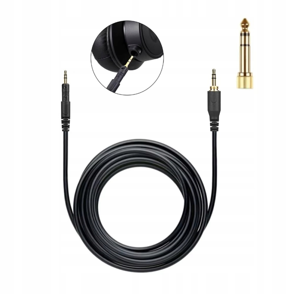 Przewód kabel do słuchawek Audio Technica ATH-M30x ATH-M40x ATH-M50x M70x