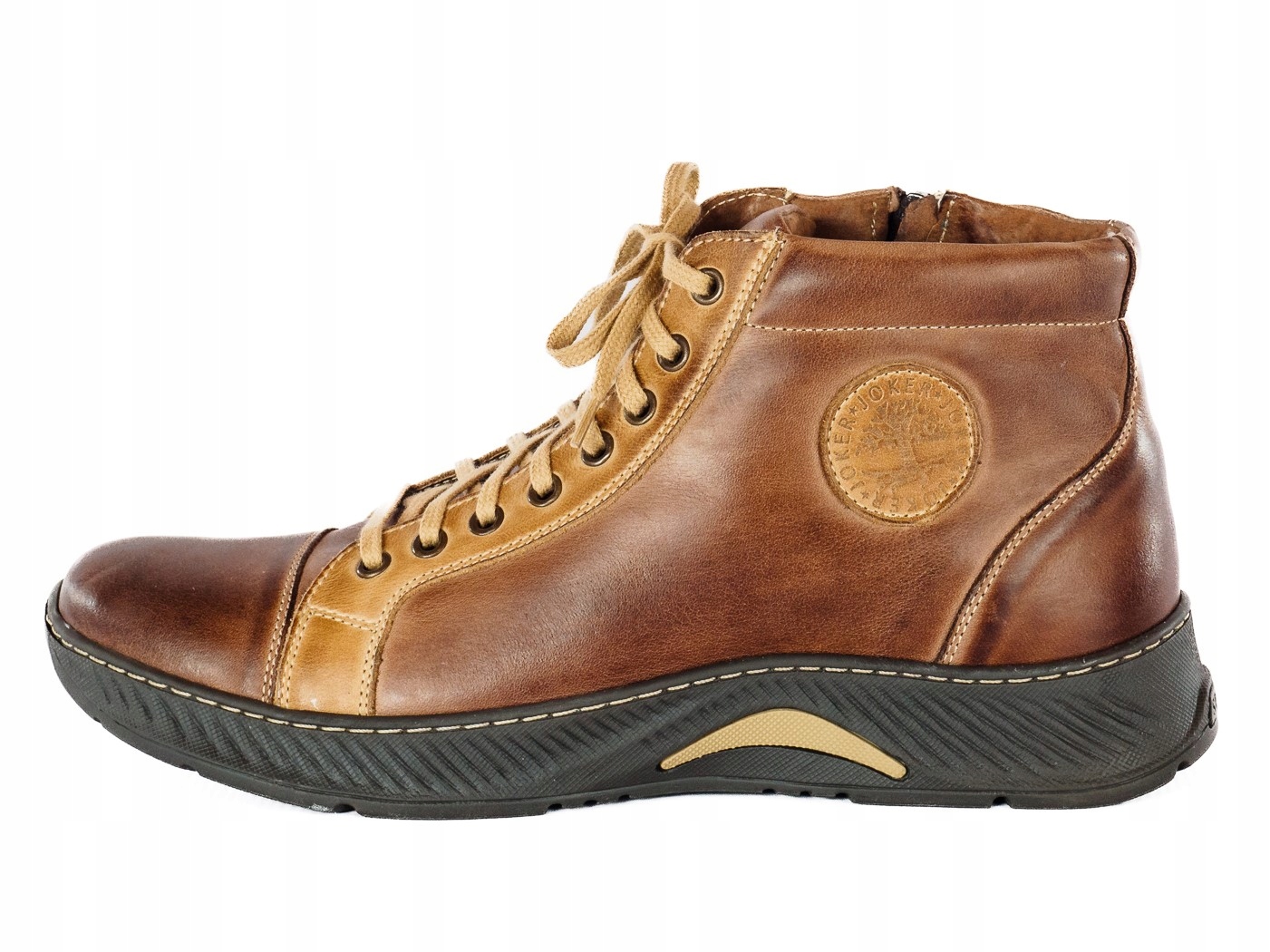 

Polskie Buty Zimowe Joker Skórzane 516/2 Brąz 43