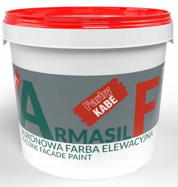 Silikonowa farba nawierzchniowa elewacyjna na tynk Armasil F baza A