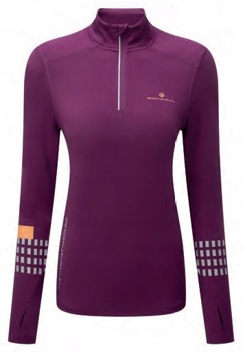 Ronhill Wmn's Tech Afterhours 1/2 Zip Tee Grape/ Rozmiar L