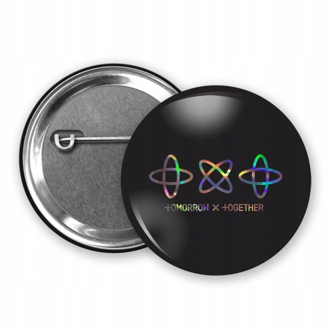 PRZYPINKA HOLO LOGO TOMORROW X TOGETHER TXT KPOP