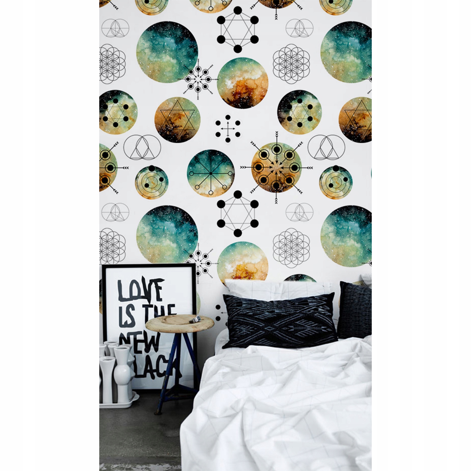 

Tapeta ścienna Galaktyka wzór dziecięcy 250x104 cm