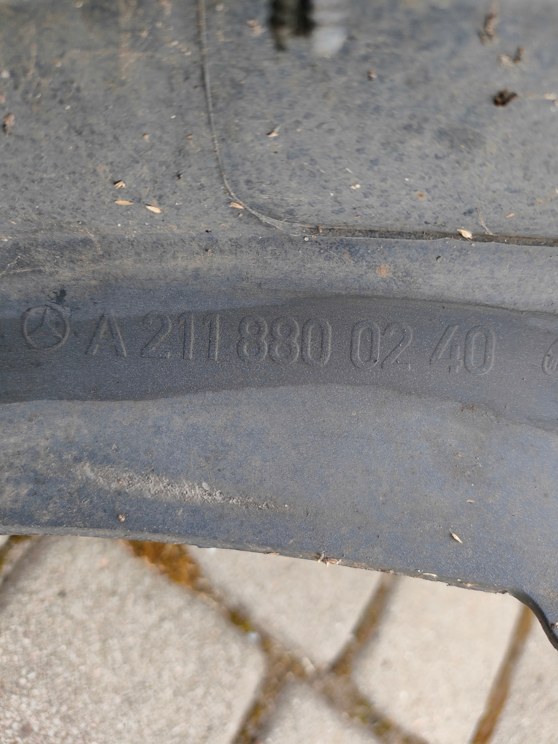 front bumper front MERCEDES W211 02 AVANTGARDE 2118800240