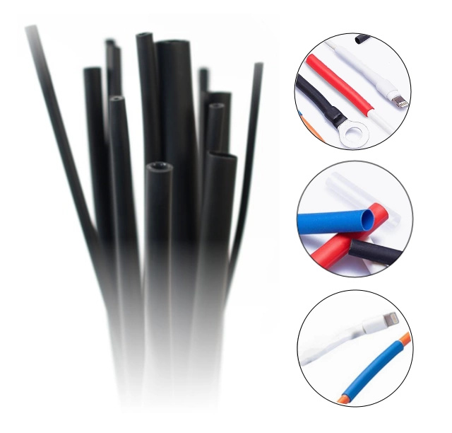 

Rurka Termokurczliwa Koszulka 6,4-3,2 Czarna 1M