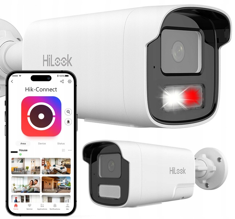 Venkovní Ip kamera PoE 8MP HiLook by Hikvision IPC-B480HA-LUF/SL 4MM