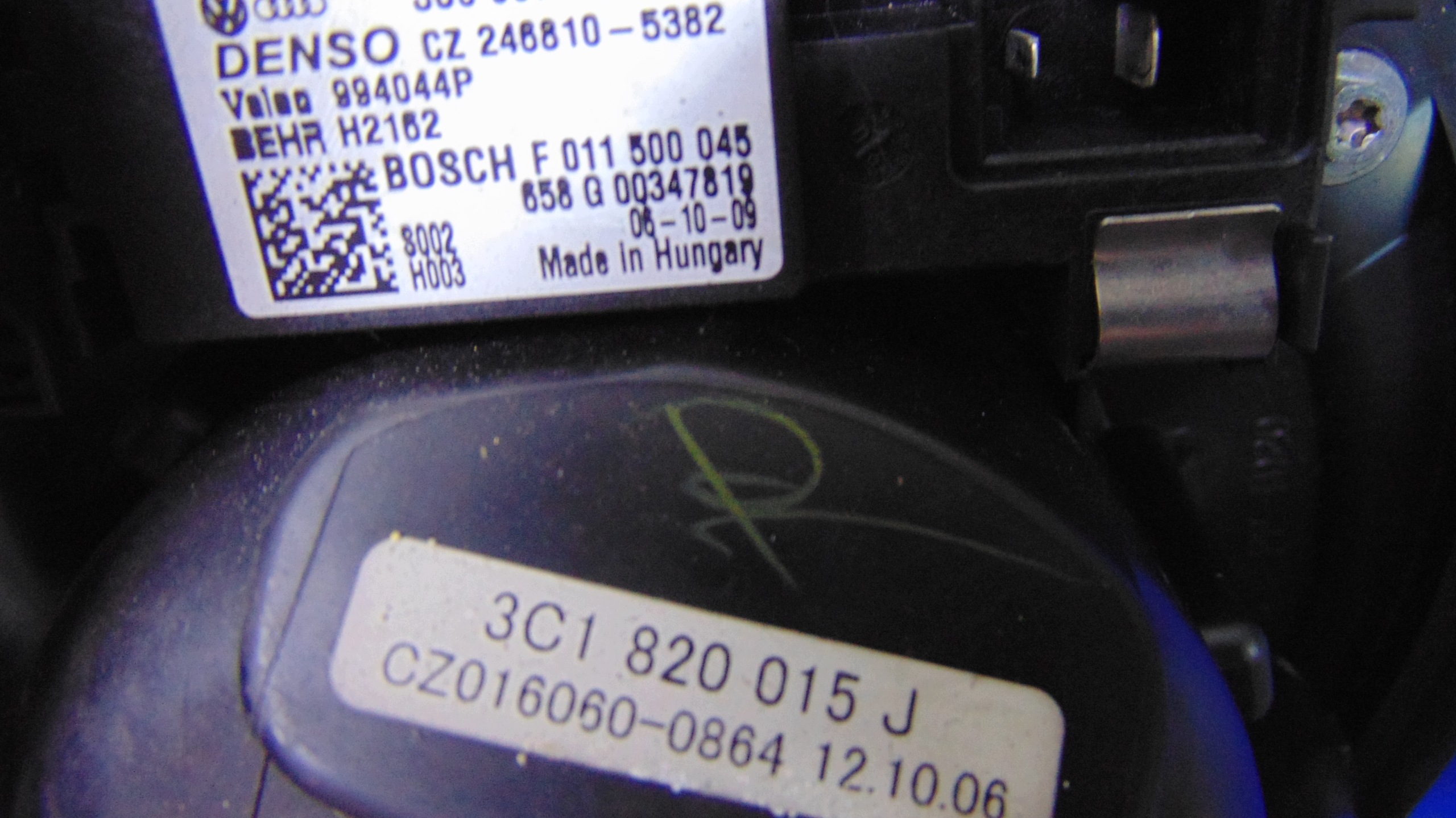 Lüfter DMUCHAWA EU VW GOLF V HB 03-10 ROK