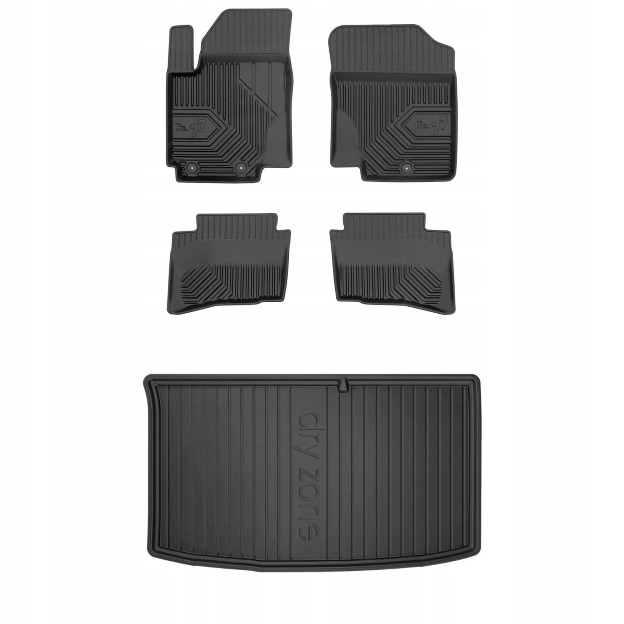 Gumová sada kobercov a rohoží Hyundai i20 I 2008-2015