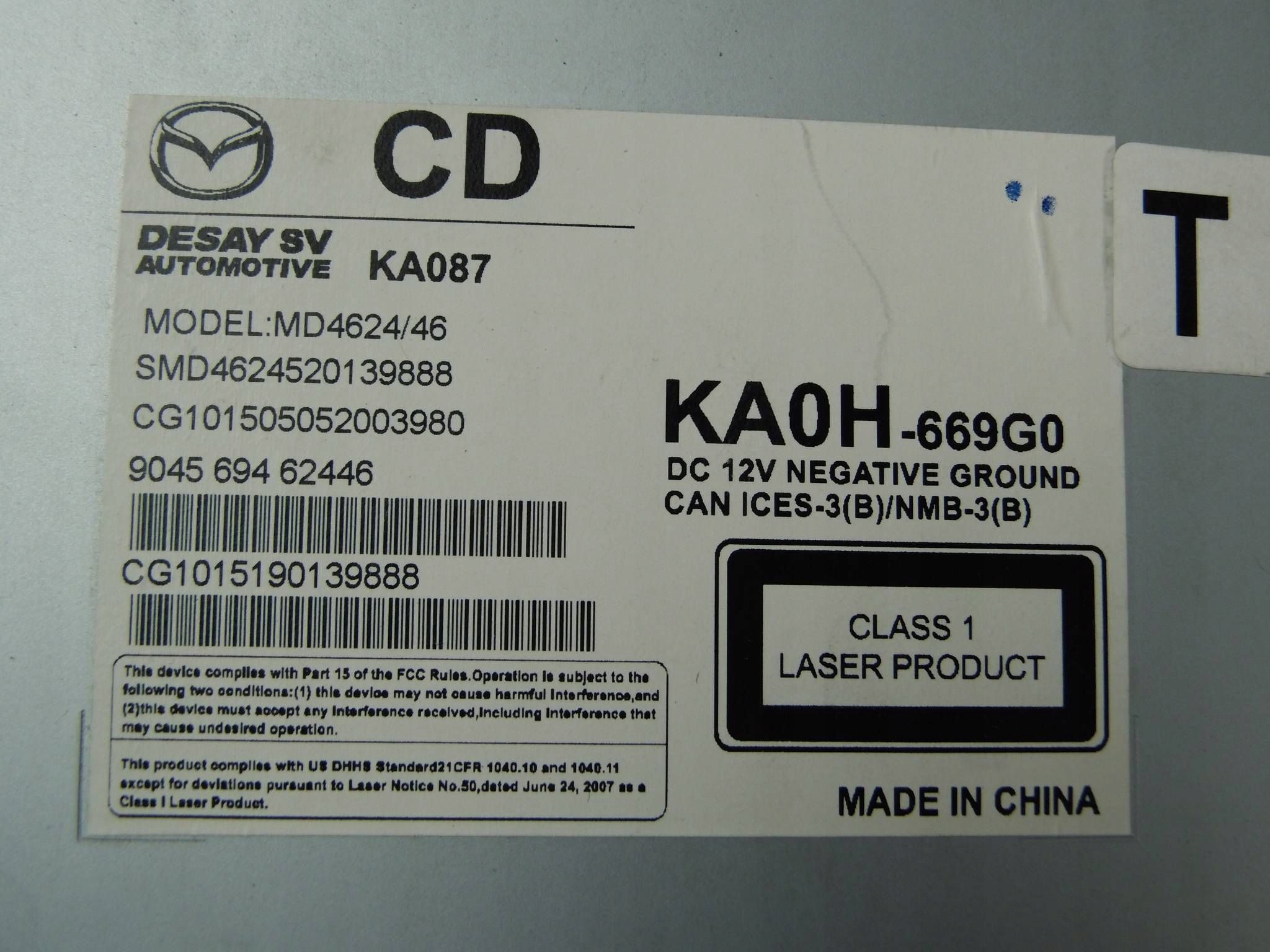 Mazda CX-5 e KE Display KA0T611J0A