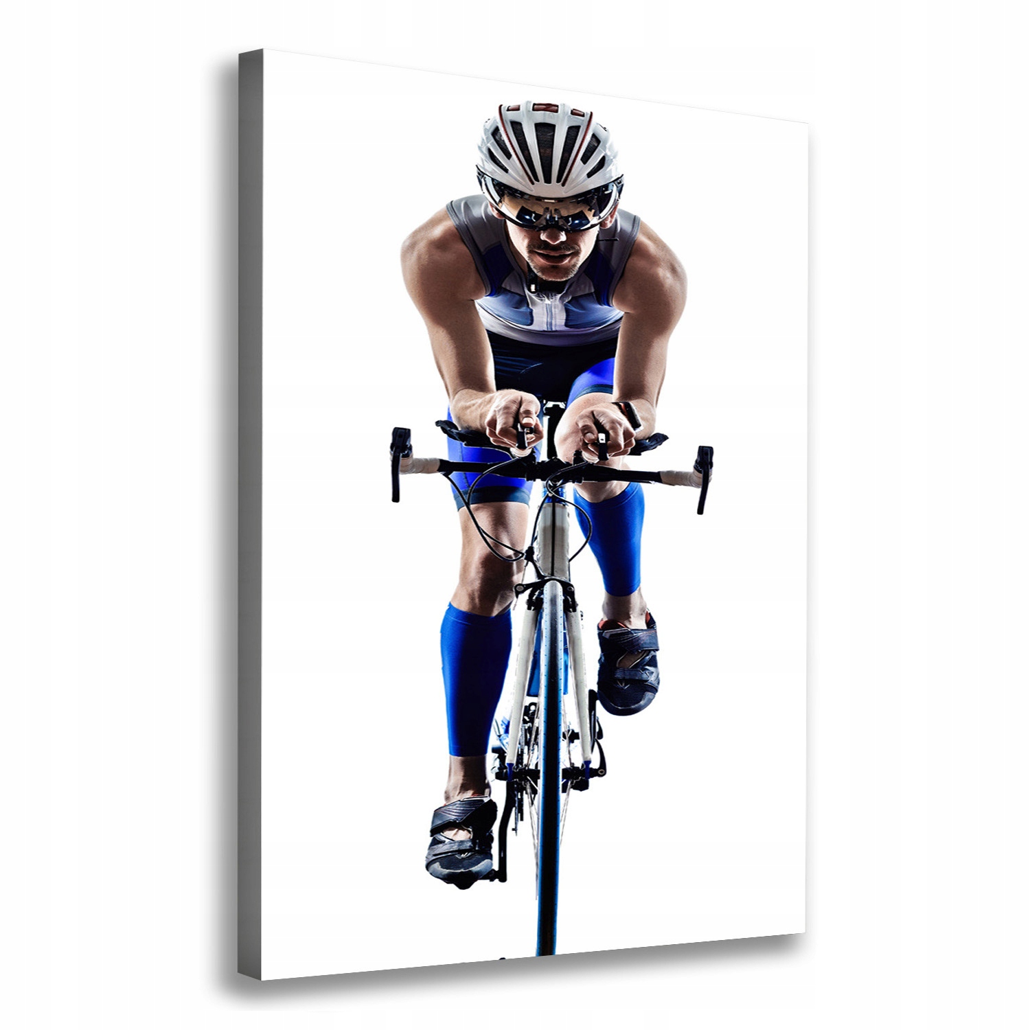 

Foto obraz na płótnie do salonu Rowerzysta 70x100