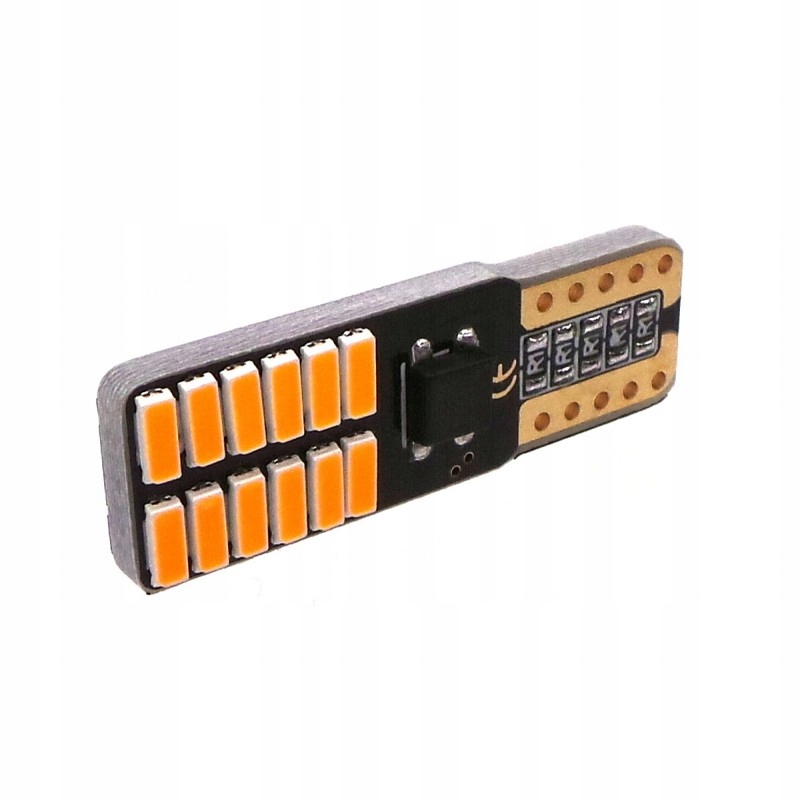 

W5W żarówka Led T10 24V Canbus Pomarańczowa