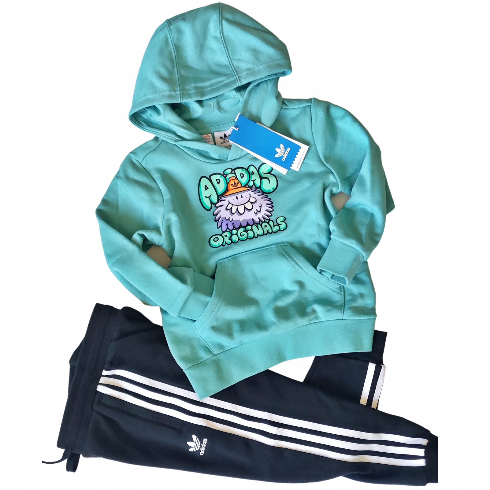 

Dres Dziecięcy Addias Potwory 110 sUper Bluza Spo*
