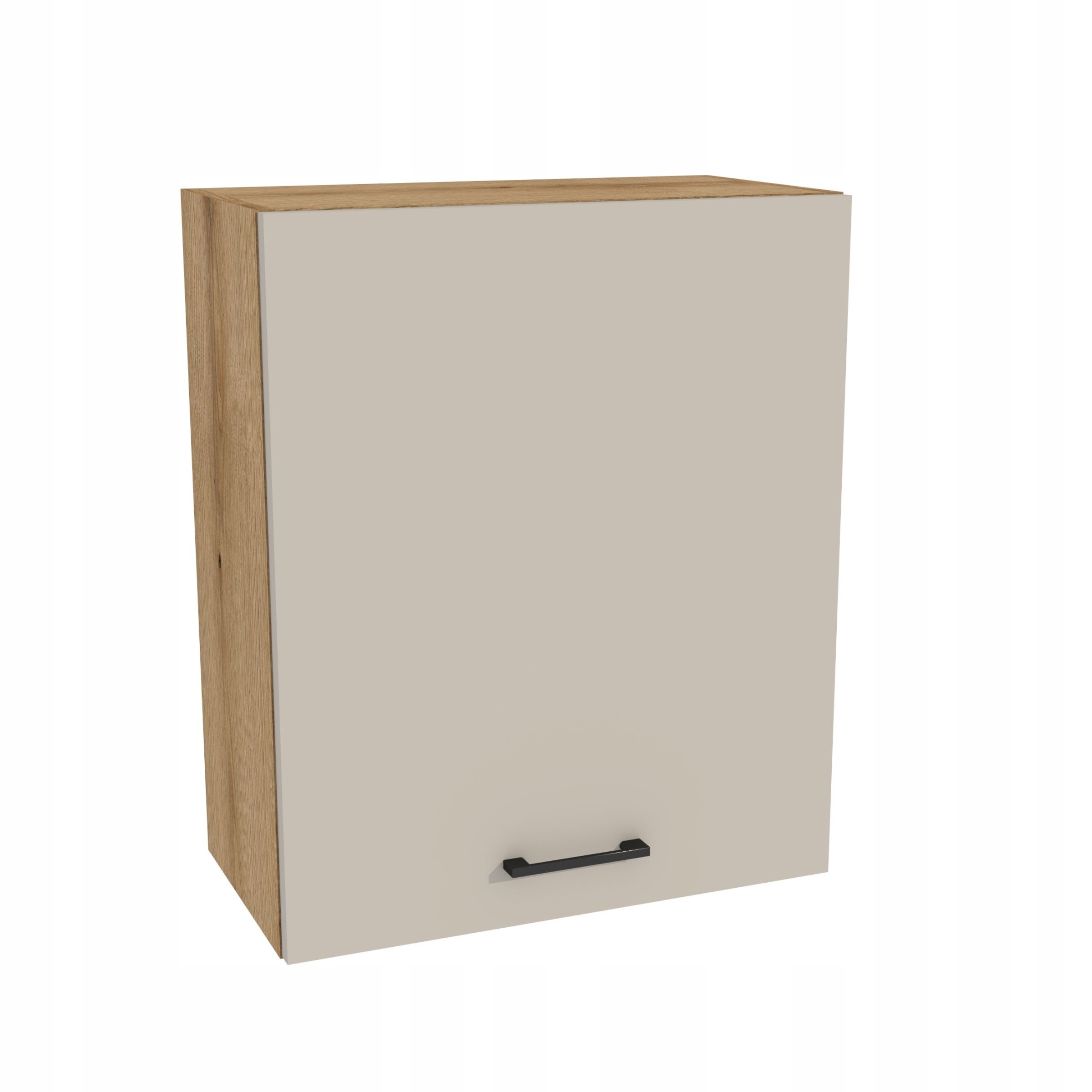 Horní kuchyňská skříňka 60/72 Capri korpus Dub Evoke přední Kašmír Mat