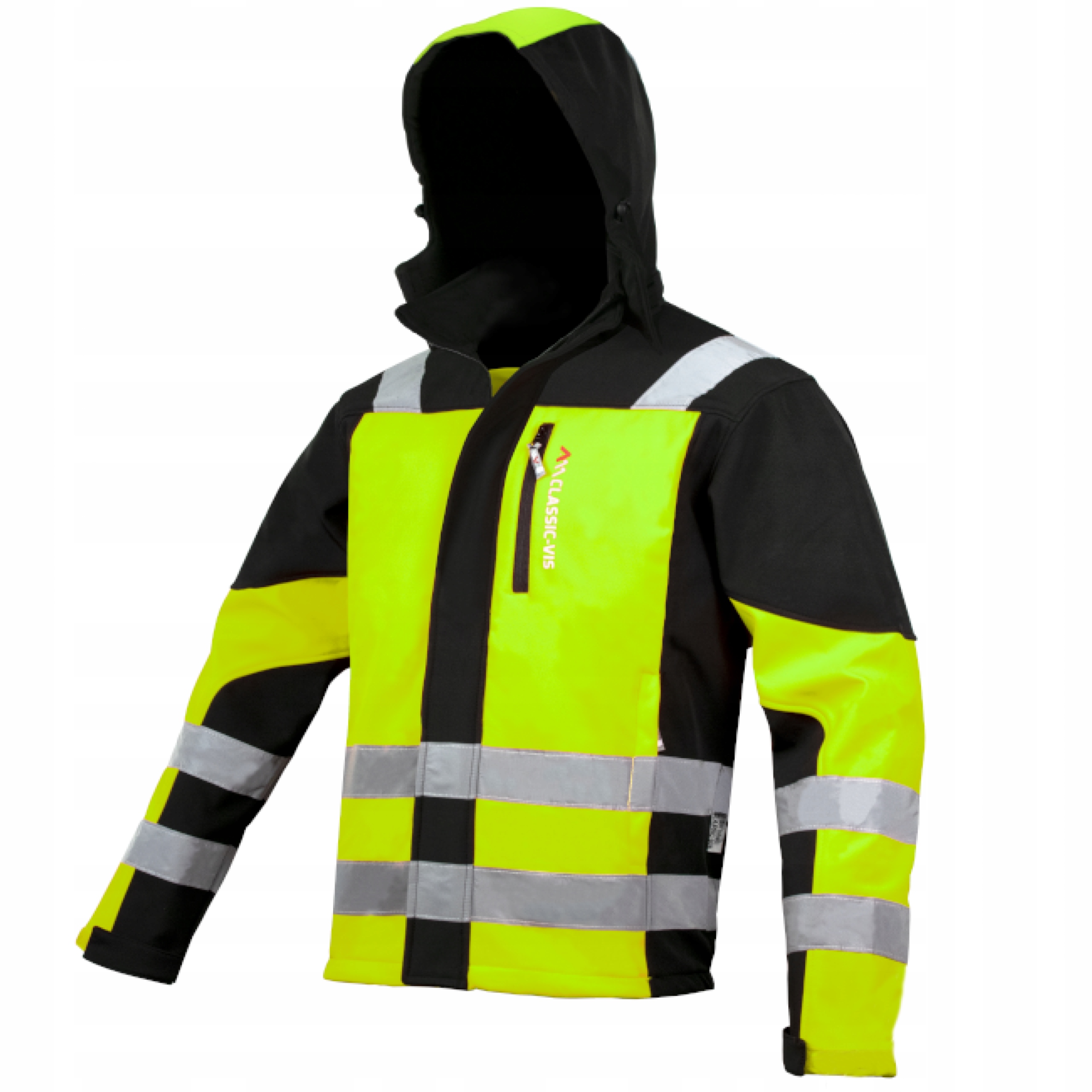 Kurtka robocza Softshell męska WODOODPORNA ODBLASKOWA OCHRONNA bhp NORMY L