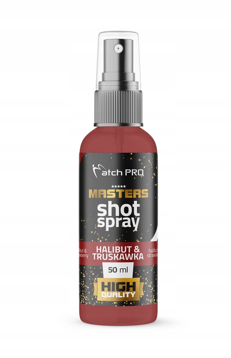 Masters Shot Spray Halibut Truskawka 50ml Matchpro