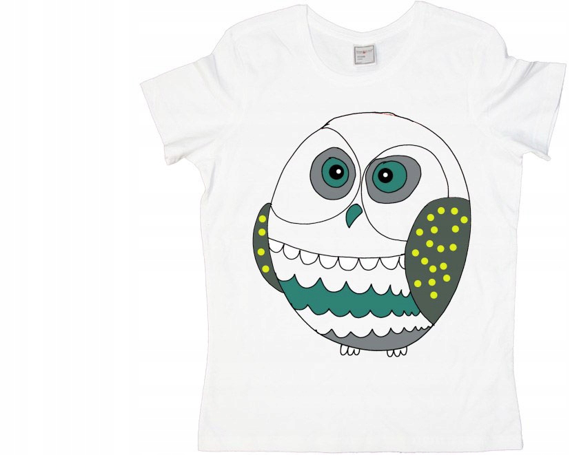 

Damska Koszulka Duża Sowa Wzory Rozmiary s2b