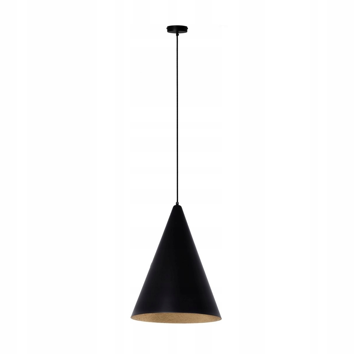 Černá závěsná lampa ve tvaru kužele Vesuvio S 41036 Sigma Lighting