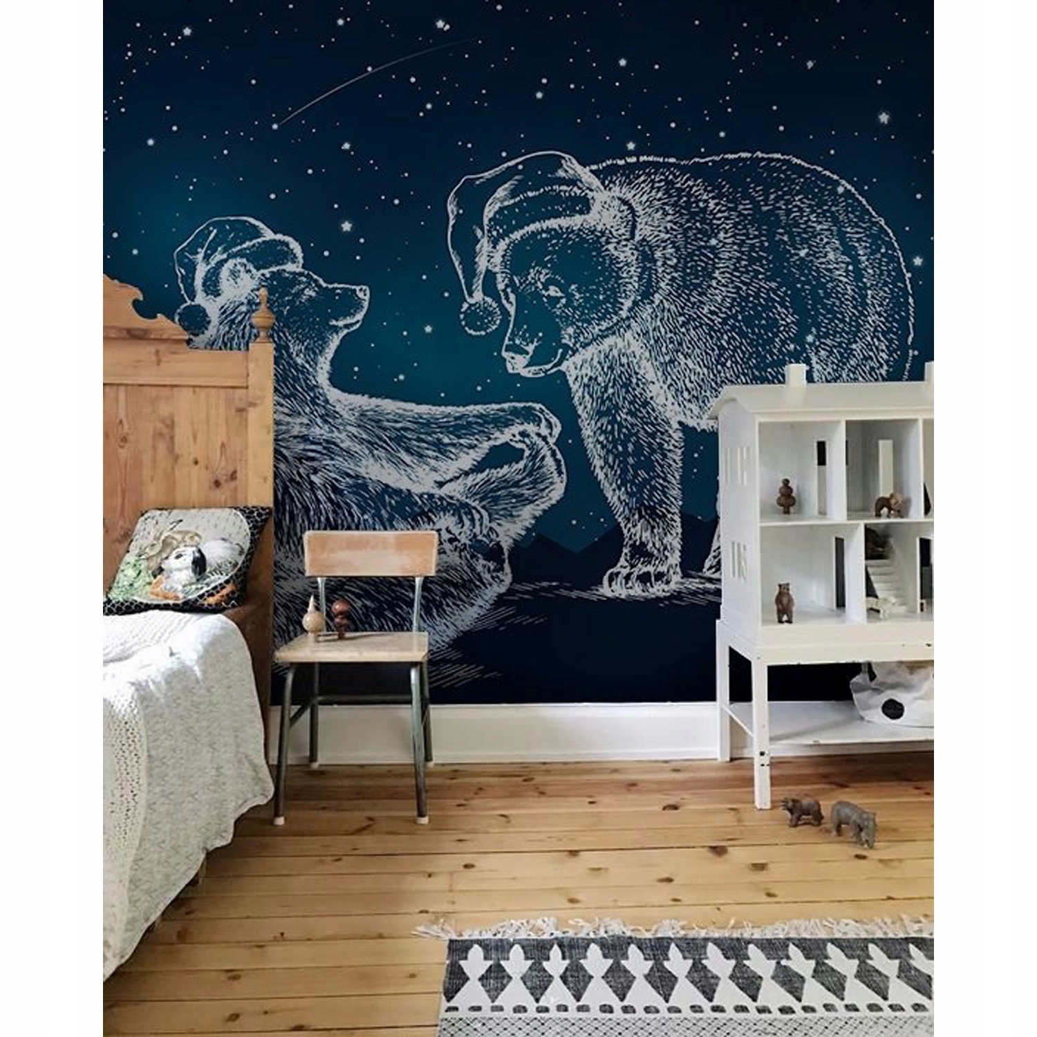 

Fototapeta Niedźwiedzie na tle gwiazd 416x254 cm