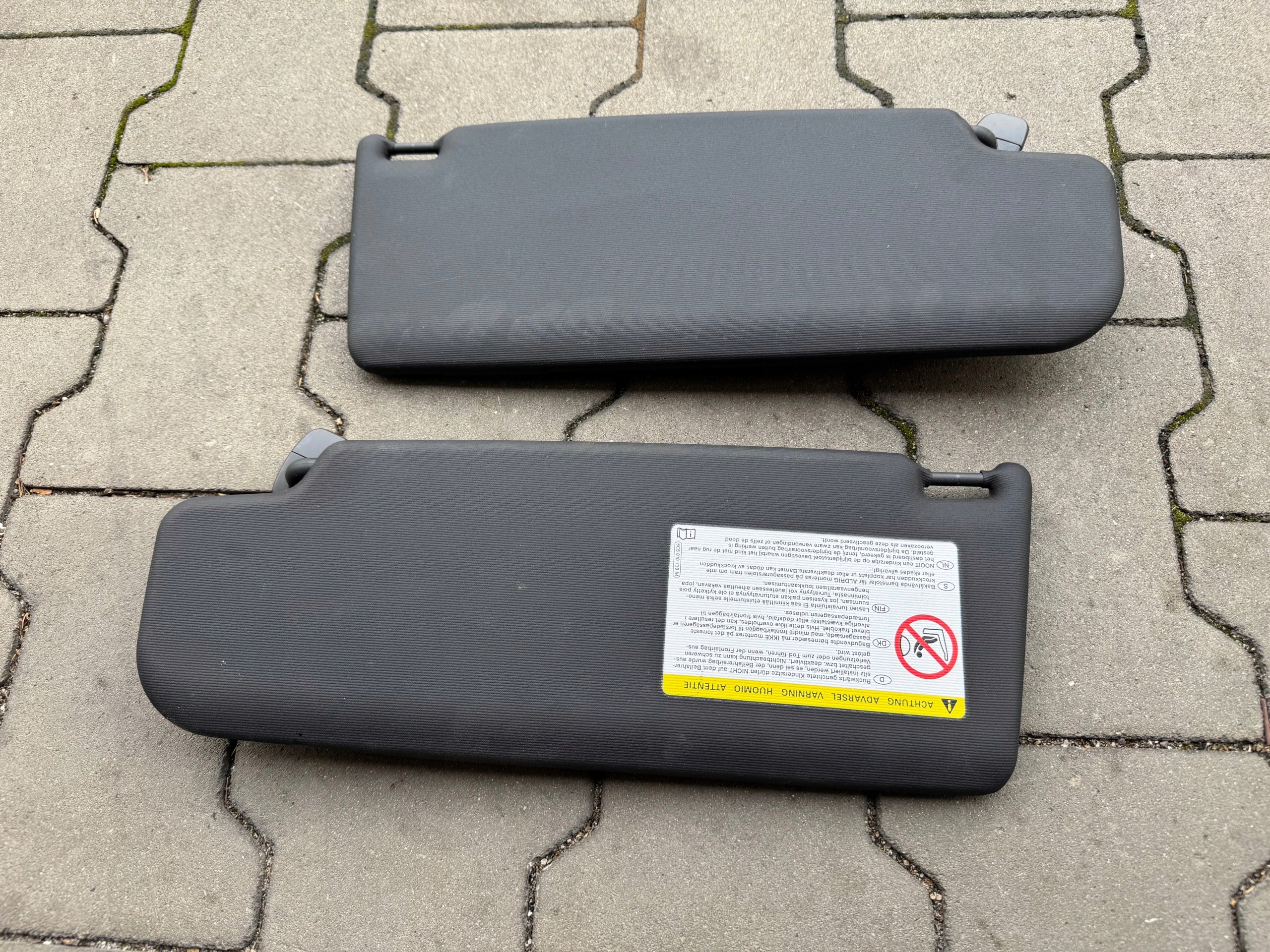 cover przeciwsloneczna visor right left 5C3 BEETLE 5C CABRIO komplet!