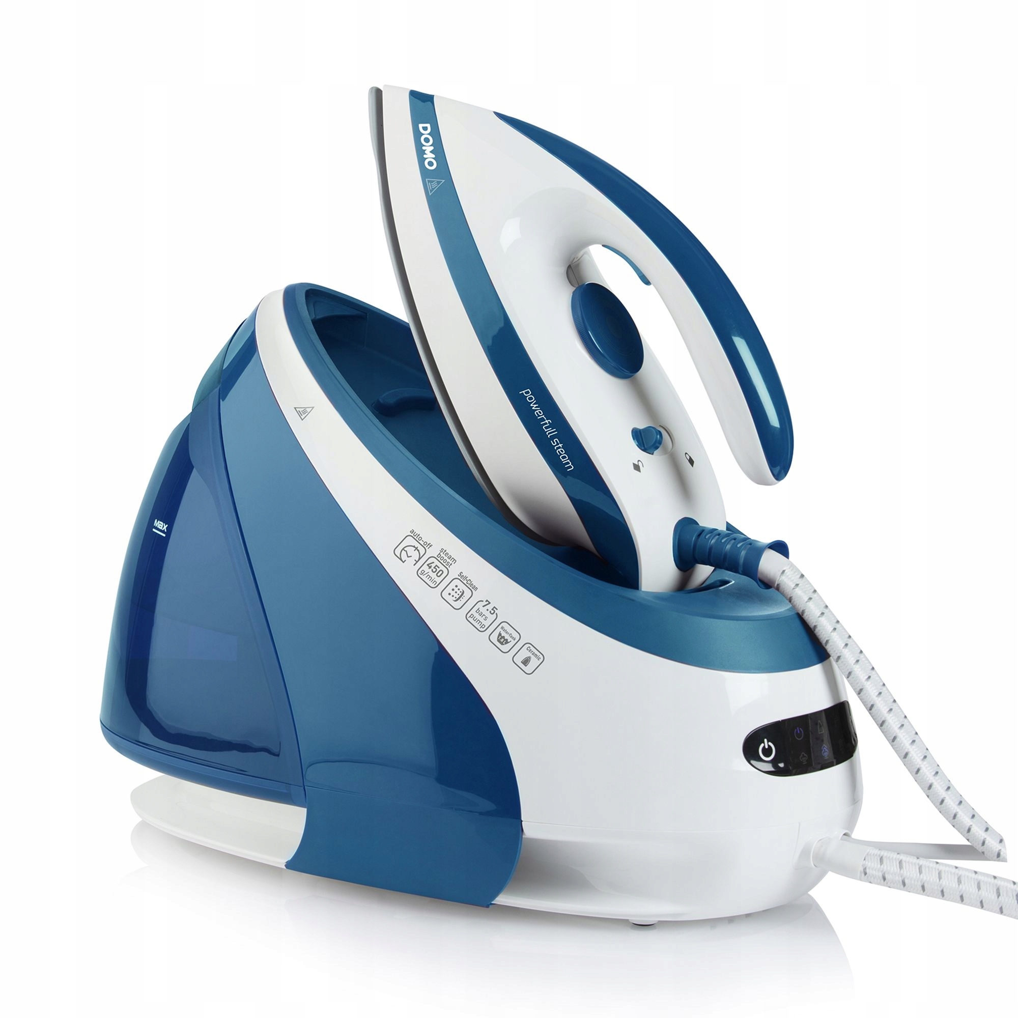 Domo DO1022S Parní generátor Parní Stanice Žehlička 3000 W 450 g 1,8 l 541D530