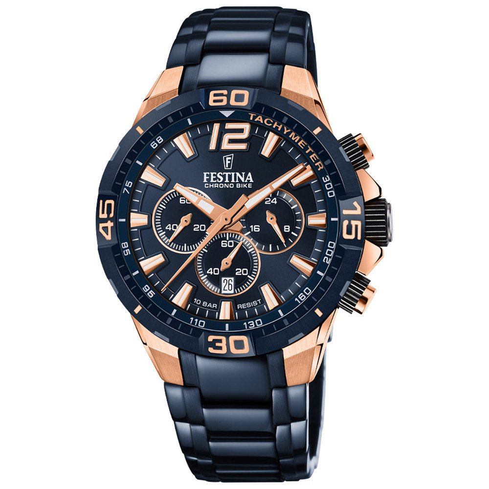 Pánské Hodinky Festina F20524-1 modrý náramek