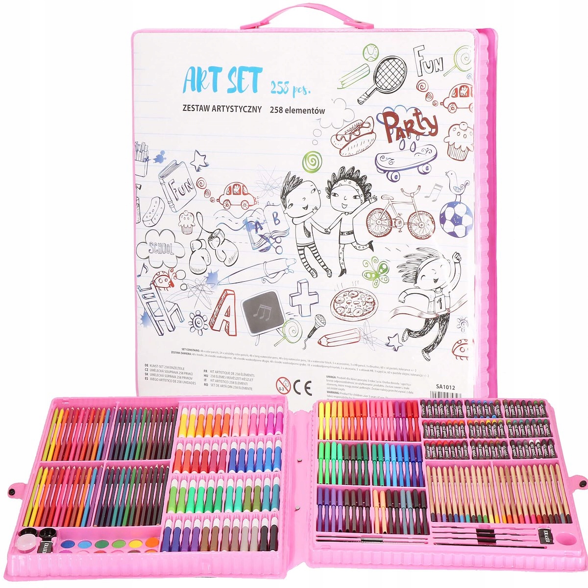 

Zestaw Artystyczny Do Malowania W Walizce 208szt
