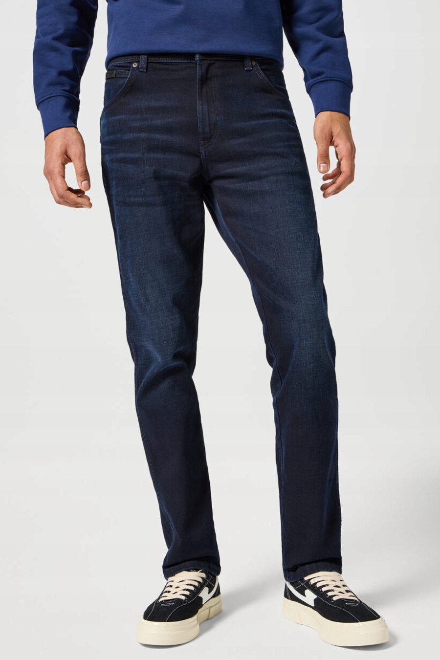 Džíny Wrangler Texas Slim 112355027 Deep Blue Black W34 L30