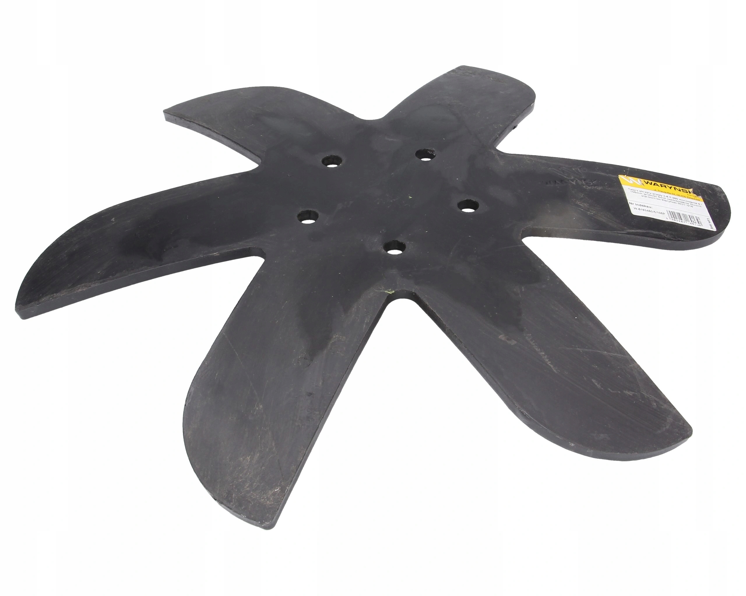 Krajní talíř pravý Z-6 fi 460 Horsch ocel borový 5x105 mm Waryński.